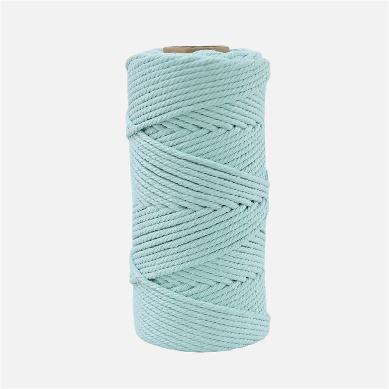 3mm cuerda de algodón colorido diy hecho a mano 4mm cuerda de tapiz cuerda tejida 5mm regalo cuerda de algodón decorativa cuerda de sombrero al por mayor
