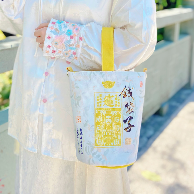 东魅富桂有钱花桂花季钱袋子富桂玉兔原创设计包包秋季上新帆布包|undefined