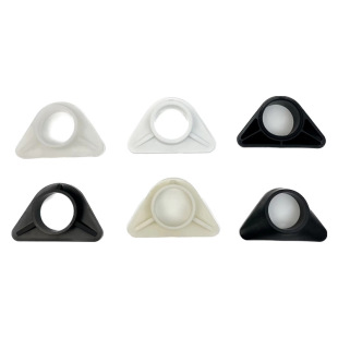 Art new faucet vegetable basin bottom fixed triangle glue hot and cold faucet plastic accessories hardware repair accessories