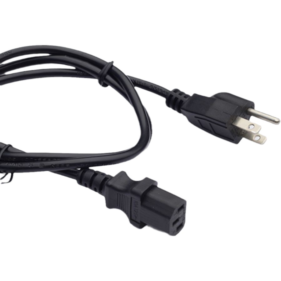 永睿生产多芯电线 插头电源线 美规白色三芯插头线 美标电源线