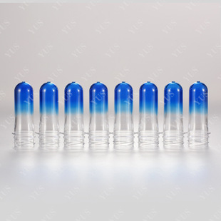 Pet Gradient Color Bottle Embryo 28 Mouth 30 Mouth 30.5g 23g Two-Color Tube Embryo Product Mineral Water Beverage Bottle Tube Embryo