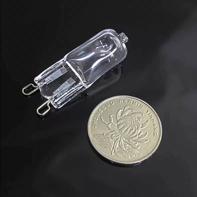 Галогенная лампа Overy 500°C, 25W, тёплый жёлтый свет, цоколь G9, стойкие к высокой температуре галогенные светодиодные/ламповые капсулы (вставной тип)