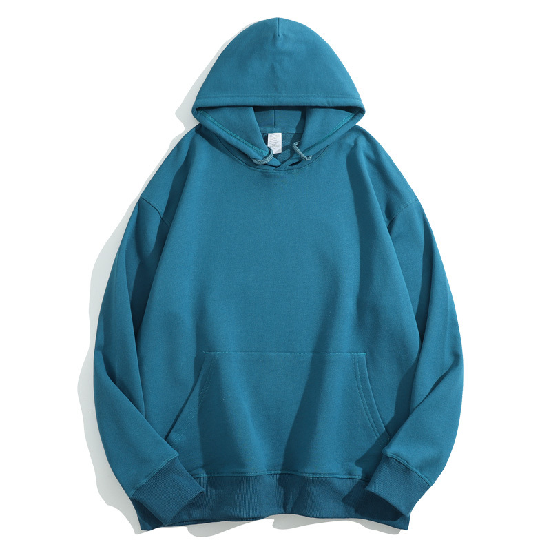 Hombres pesado engrosada suéter con capucha nuevo color sólido algodón suelto ameikaji HOODIE abrigo otoño capucha