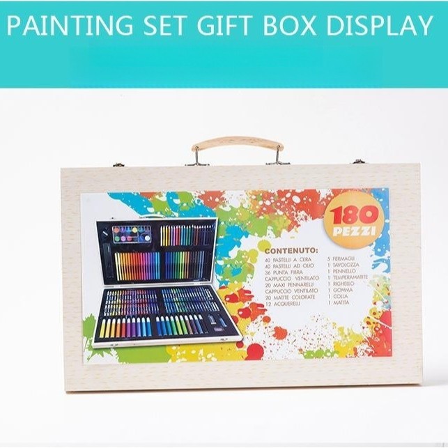 Conjunto de pinceles para niños regalos acuarela lápices de agua caja de regalo de alta calidad papelería pinceles de pintura de arte