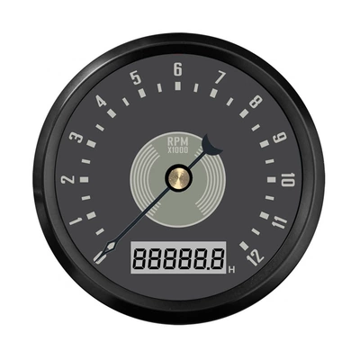 85mm retro-style tachometer with adjustable tachometer