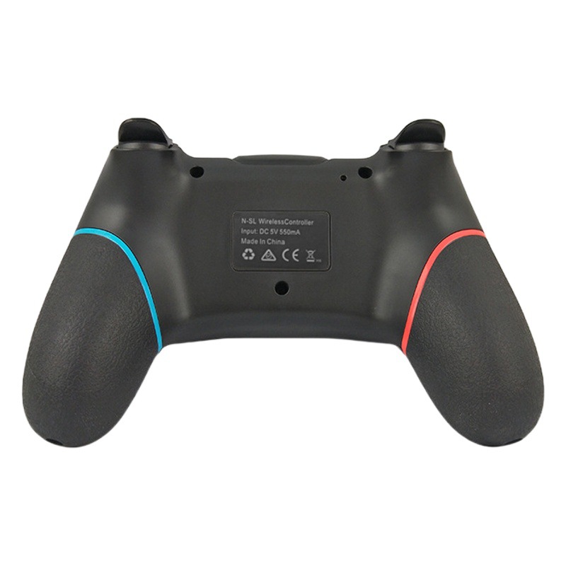 Privado recubierto de plástico interruptor inalámbrico Bluetooth manija del juego con la vibración 6-eje interruptor de sentido del cuerpo PRO mango