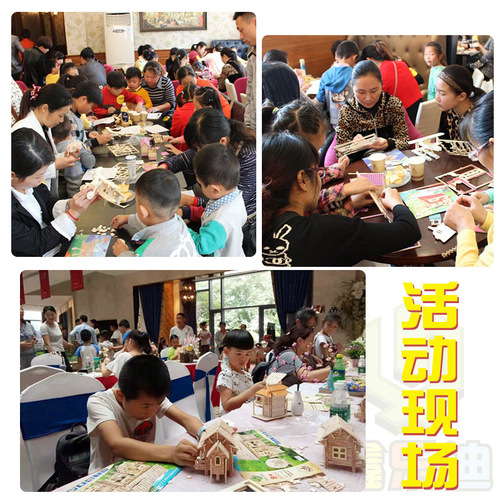 Yingxian Sakyamuni Pagoda ancient building simulation model wooden three-dimensional 3D puzzle ornaments creative handmade toys wholesale