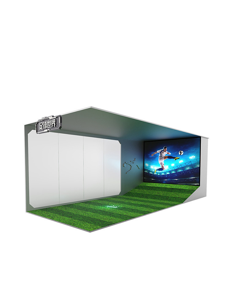 Fútbol analógico interior Sala de experiencia deportiva digital Sala de entrenamiento Pantalla comercial a gran escala Entretenimiento interactivo Ocio y fitness