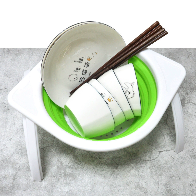 Folding telescopic drying rack, fruit support frame, basket, storage system