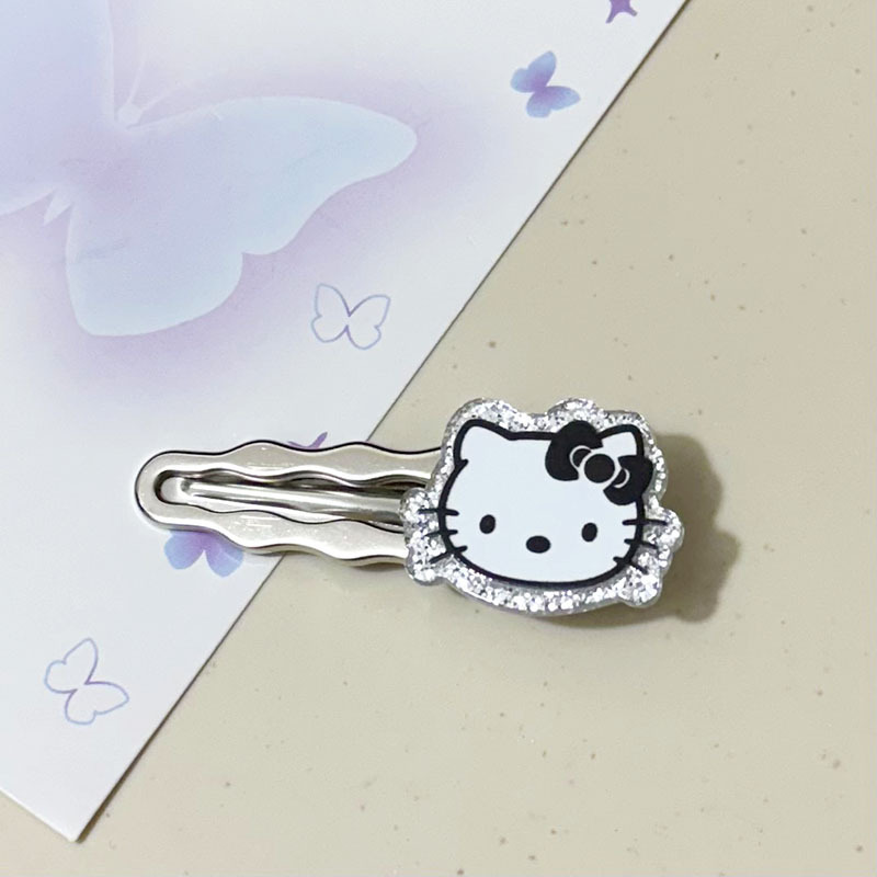 검은 고양이 메탈 클립