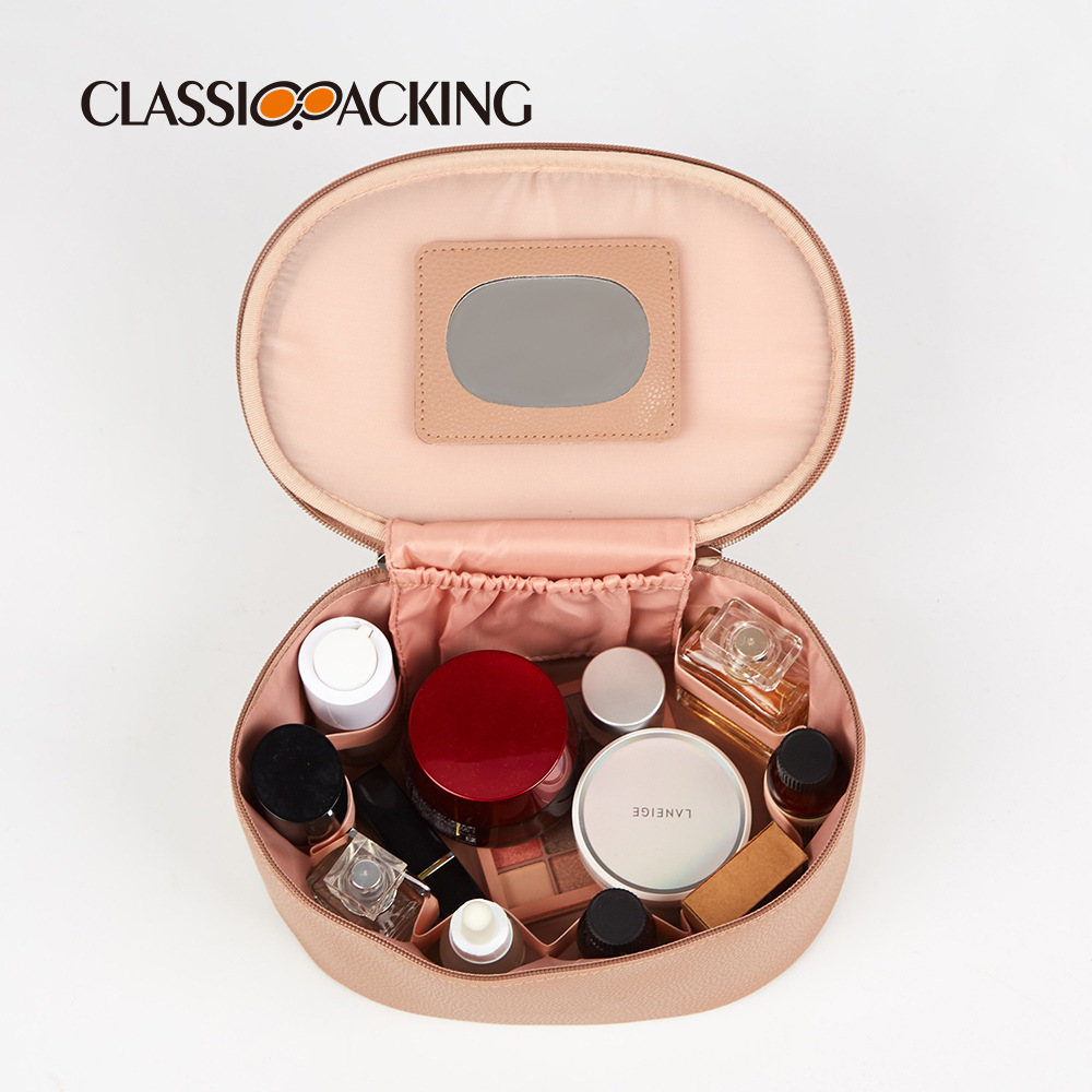 Gran capacidad caso cosmético portátil con espejo fotografía al aire libre maquillaje profesional belleza herramientas caja de almacenamiento