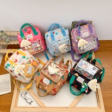 新款幼儿园书包男女童卡通可爱印花流行背包韩版轻便儿童双肩包