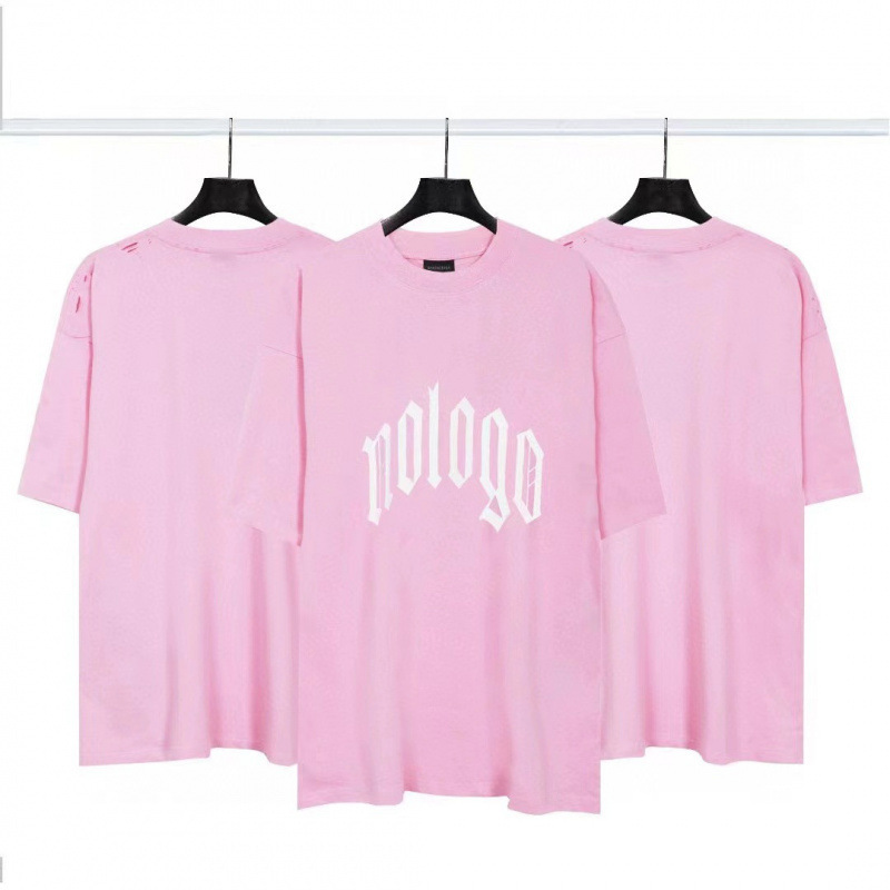 高品質クロスボーダーアメリカンスタイル25ss夏新作No.10ユニフォームレタールーズ半袖Tシャツ卸売|undefined