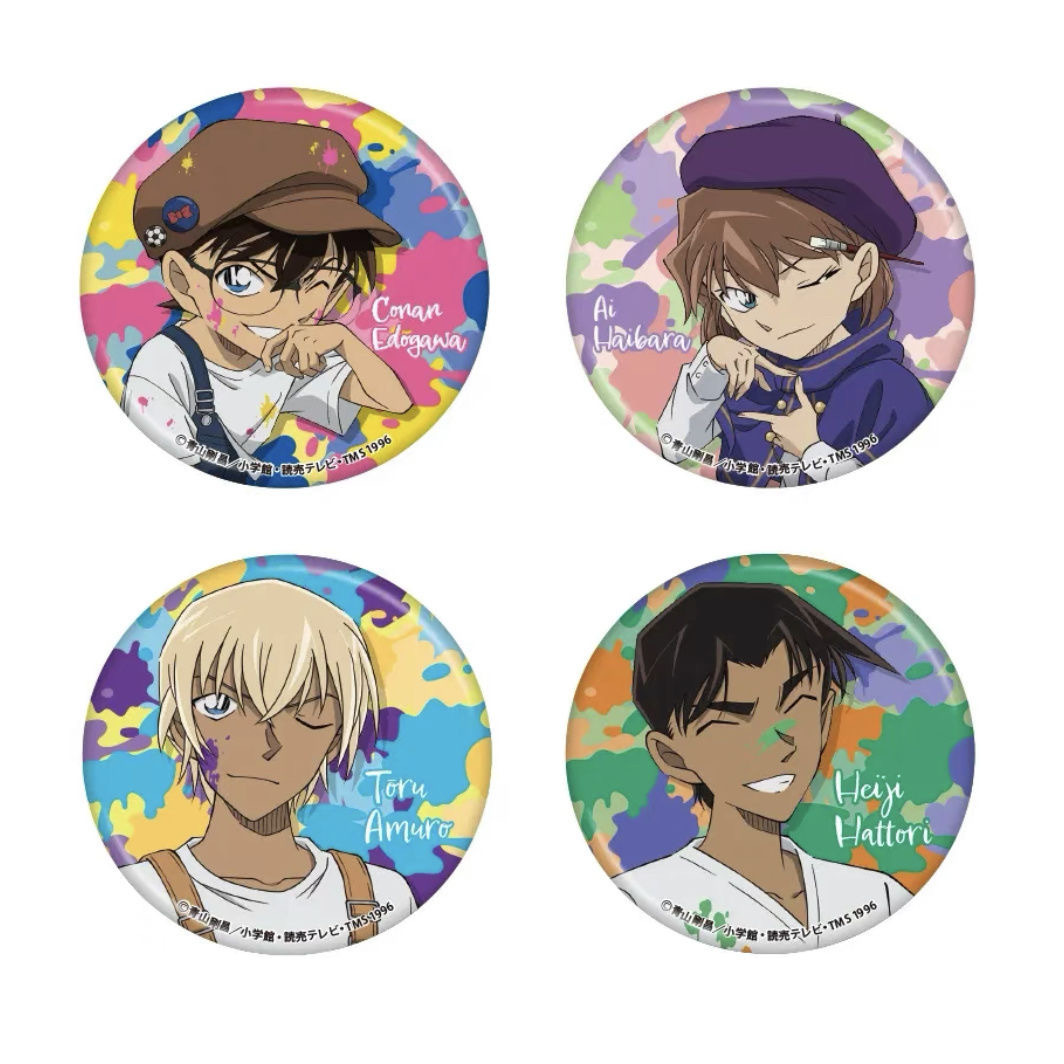 Art paint handle bop through Yuan Ai anime merchandise high-quality badges brooch wholesale charity gifts