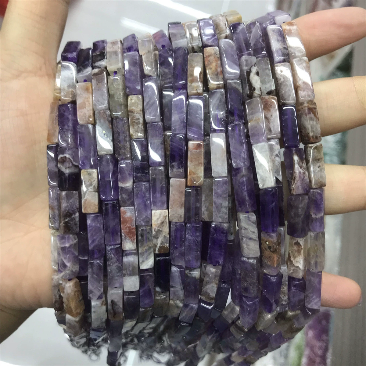 Rectangular beads, accessory, accessories, 4×13mm, DIY
