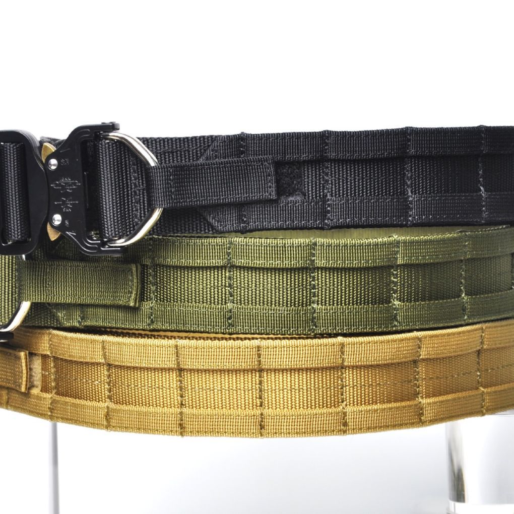 Camuflamiento de campo CS al aire libre 2 pulgadas cinturón reforzado cinturón táctico cinturón de camuflamiento cinturón de entrenamiento Ni
