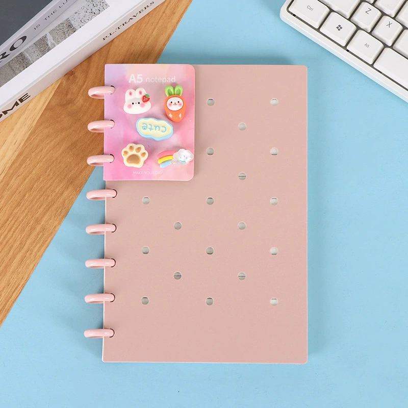 Cute accessories, notebook for students, laptop, tear-off sheet, DIY