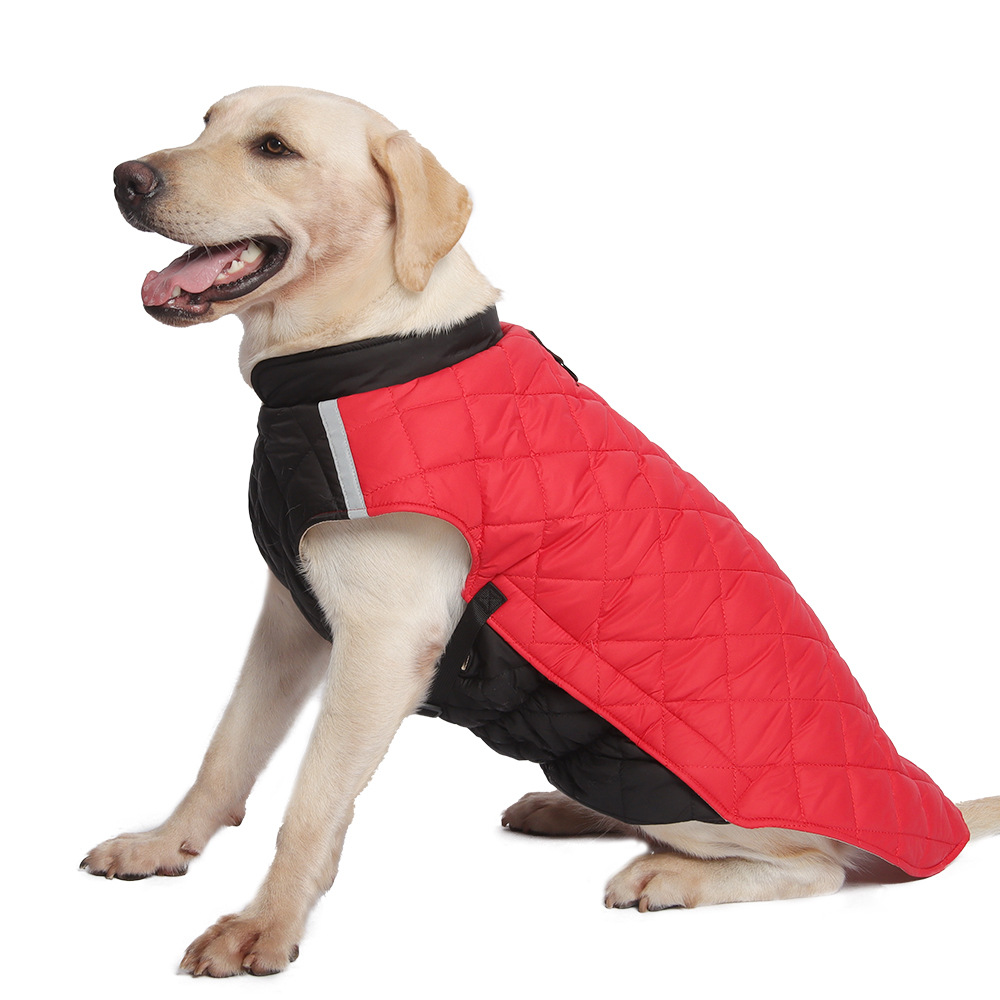 Casual Polyester Color Block Reflective Strip Pet Clothing 1 Piece display picture 1