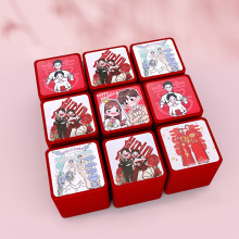 时新厂家喜糖铁罐 结婚新品喜庆包铁盒马口铁精致糖果罐