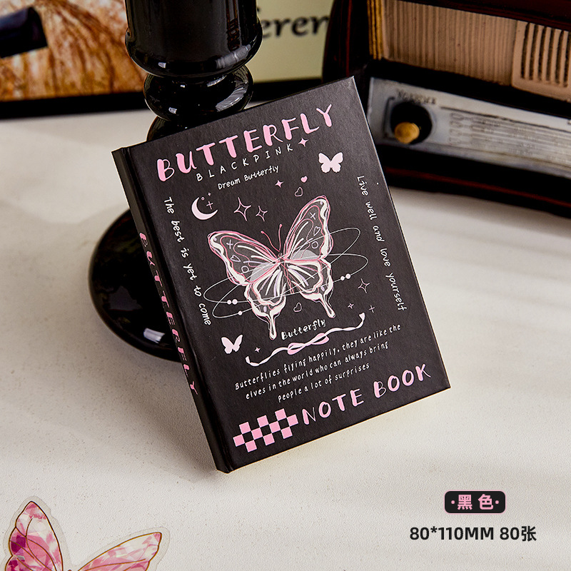Dream Butterfly Pocket Book Portátil portátil de alto valor para niñas Los estudiantes llevan un libro de cuentas manual mini a7