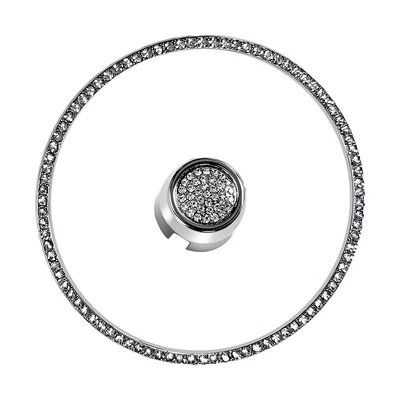 ring diamond-studded sticker accessories — Car interior film