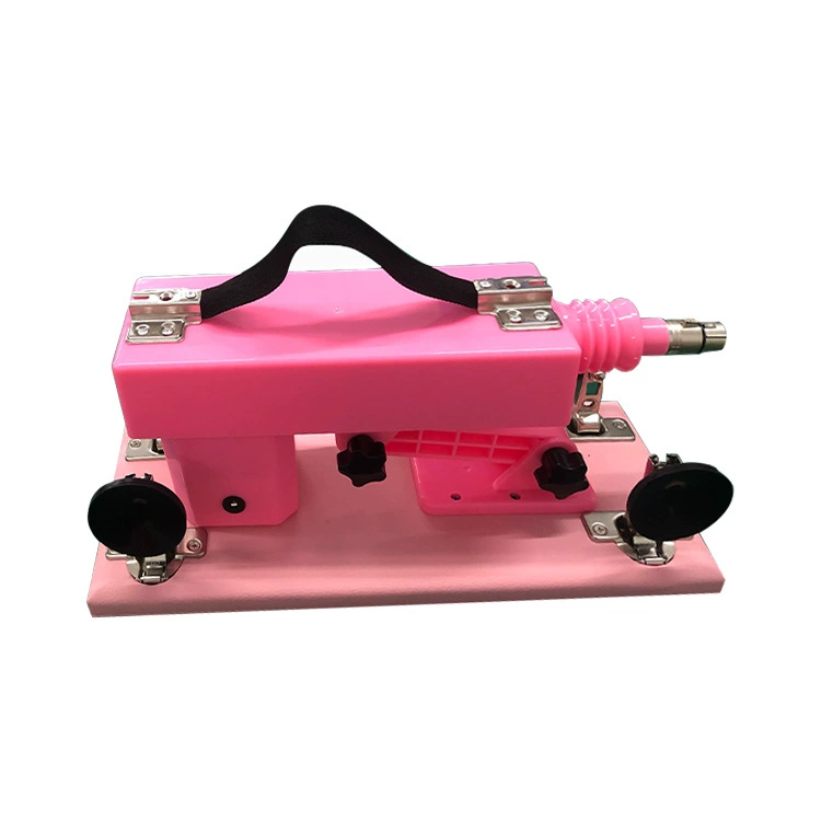 Automatic Telescopic Masturbation Machine (MELO), Adjustable Speed, Suction-Base, Black/Pink