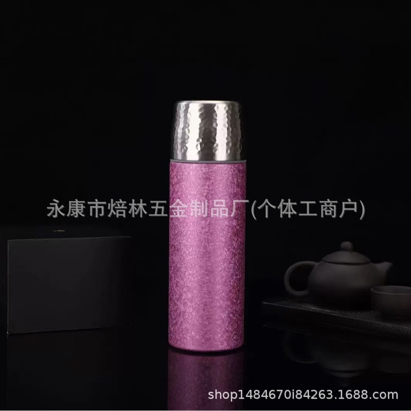 覆钛双层保温杯商务保温杯礼品套装刻字水杯logo免费刻字伴手|undefined