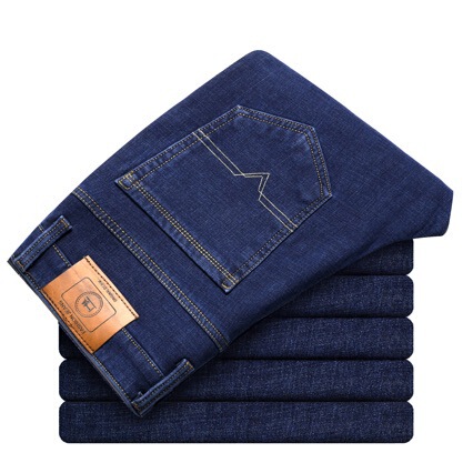 Men's Jeans Spring and Summer Style, Stretchy, Large Size, Loose Straight Fit, Young and Middle-Aged Business Men, Xintang Wholesale in Stock