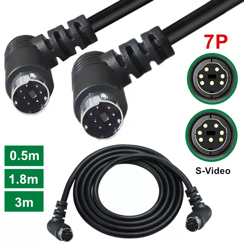 7-core mini din wire computer S-video terminal video cable 7P mini DIN audio and video cable DVD cable