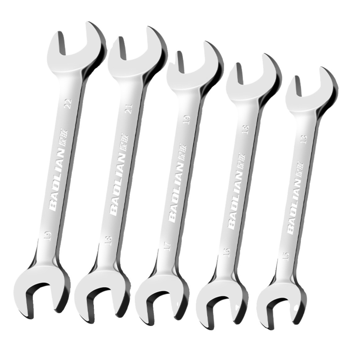 Llave Fija de Doble Boca 8-10 mm Acero al Cromo Vanadio Superficie Pulida para Uso Doméstico image 1