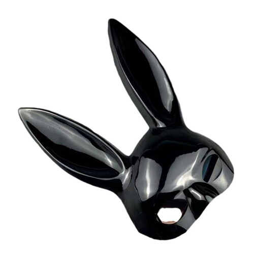Cross-border supply rabbit mask sexy nightclub dance party dress party bunny girl half face props wholesale
