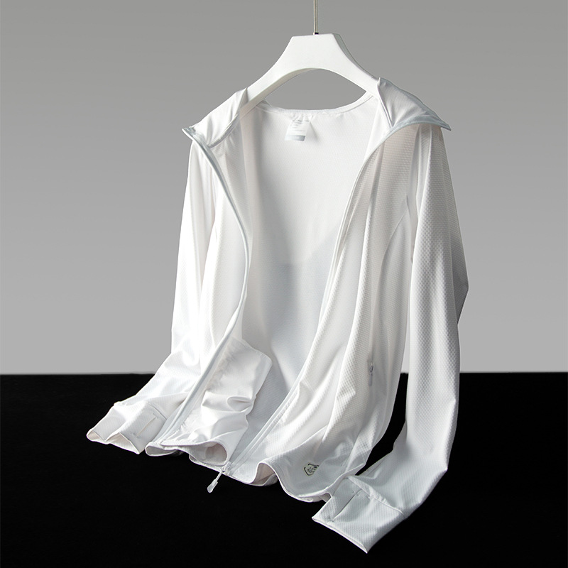 UPF50+冰丝防晒衣长袖2022夏季新款超薄弹力透气外套皮肤防晒衣|ru