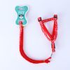 Dog pet supplies Outdoor parks slip around to prevent loss of dog rope adjustable set Small and medium -sized dog chest straps