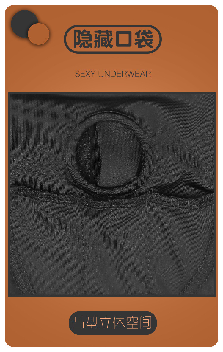 Wearable Dildo with Stretch Briefs for Women, Adult Strap-on Style Underwear — detail image 4