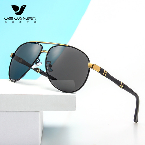 VEVAN Extraordinary Pilot Men's Polarized Sunglasses Driving Fishing Sunglasses TAC Toad Mirror 1003