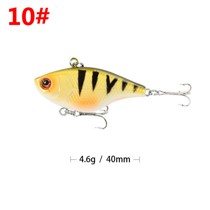 2 Pcs Sinking Lipless Crankbait Lures 65mm 11g Hard Baits Bass Pike Crappie Fresh Water Fishing Lure