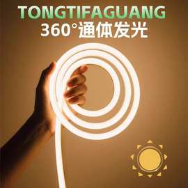 柔性灯带led灯条客厅圆形户外防水霓虹灯氛围广告工程亮化线条E18