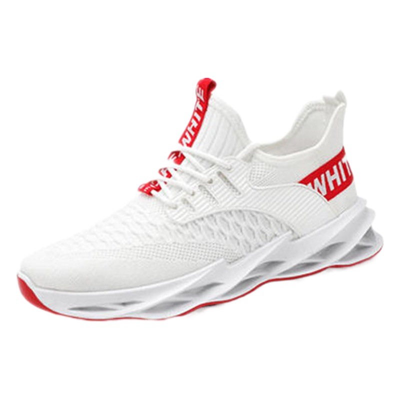 2024 primavera nuevos zapatos de los hombres de moda transpirable vuelo tejido zapatos de moda hoja casual zapatos deportivos hombres