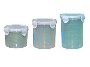 Plastic evidence bottle, evidence sealed jar, hair box