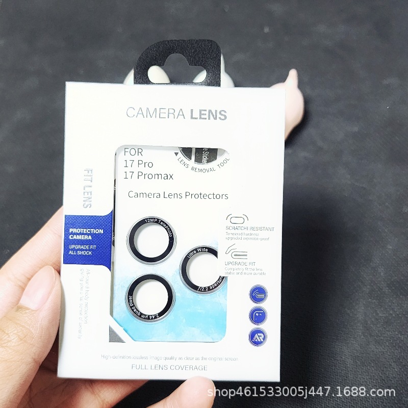 iPhone17pro 模造オリジナル固定焦点イーグルアイプリントレターレンズフィルム 15 高精細 AR 反射防止電気メッキガラスに適しています。|undefined