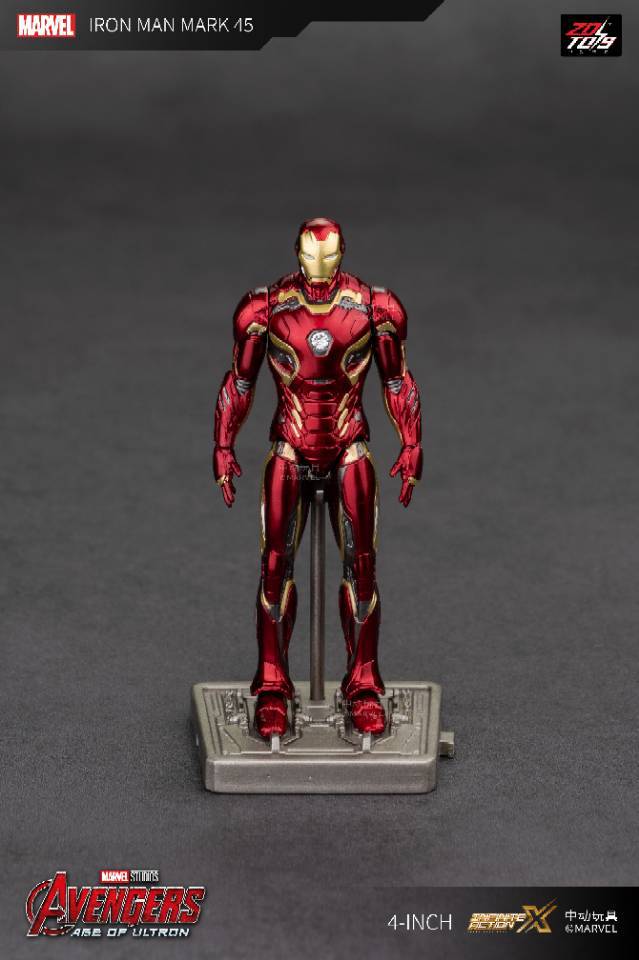 Zhongdong juguete versión ordinaria 4/7/14-pulgadas Marvel genuino de los niños de PVC juguete decoración Avengers modelo