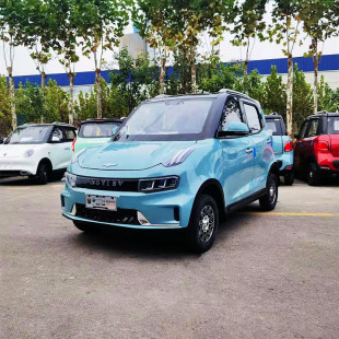 新能源全封閉成人四輪電動車 家用代步女士小型油電兩用電瓶轎車