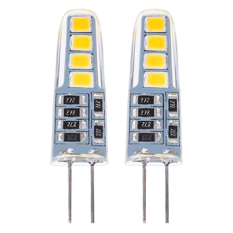 Светодиодные лампы LEDG4, высоковольтные 220В, светодиодные лампы G4, источник света, фара G4, силиконовая лампа-кукуруза, высокий CRI