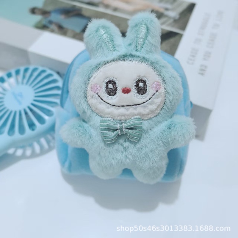 卡通毛绒小兔玛特公仔玩偶挂件少女零钱包卡包装饰钥匙扣珠链挂饰|undefined