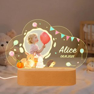 Amazon Hotly Recommends Personalized Kidsren's Cartoon Led Night Light Temu Dreamy Atmosphere Birthday Gift Christmas