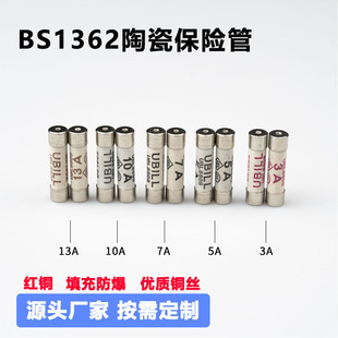 British Fuse BS1362 Ceramic Tube British Standard Inner Frame Fuse Tube ASTA Certified Fuse