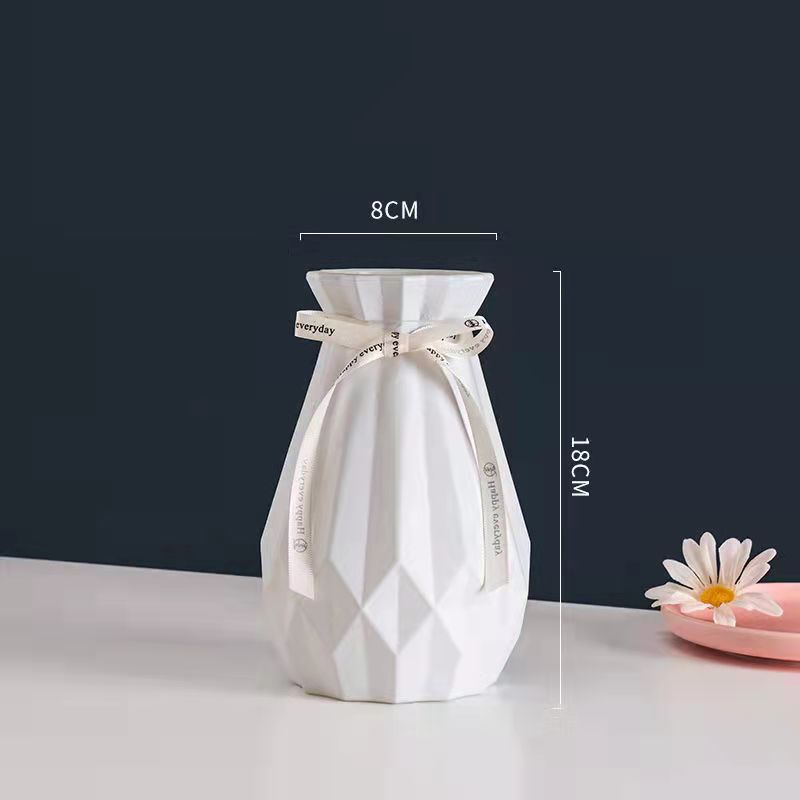 Creativo de porcelana-como florero de vidrio esmerilado flor seca flor artificial flor hidropónica accesorios de cámara decoración de escritorio arreglo floral