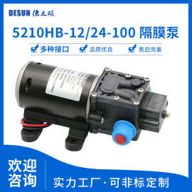 德之颂回流型100瓦大流量8L/min扬程70米自吸抽水喷淋增压泵造雾