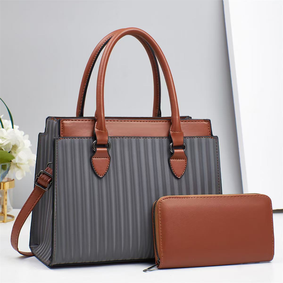 Temperamento nuevo bolso coreano 2025, bolso de hombro hermoso, bolso de mujer, bolso de mujer, bolso grande, mujer