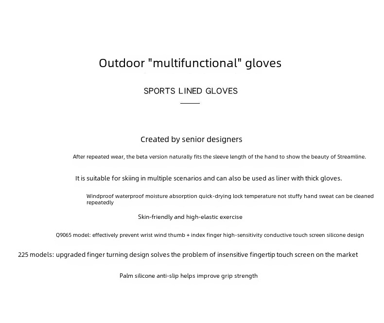 Guanti termici da esterno da uomo Q9065 touch screen dita intere antivento foderati in pile guanti sportivi da corsa alpinismo equitazione transfrontalieri_voghion.com